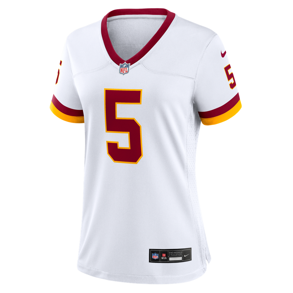 Jayden Daniels Washington Commanders Women's Game Super Bowl Era Jersey - White