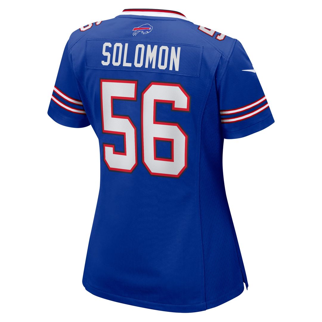 Javon Solomon Buffalo Bills Women's Game Jersey - Royal