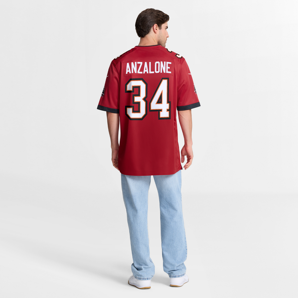 Alex Anzalone Tampa Bay Buccaneers Team Game Jersey - Red