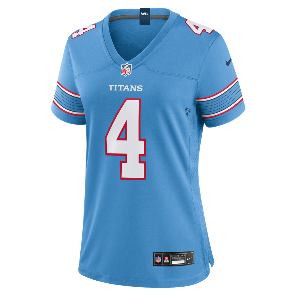Wan'Dale Robinson Tennessee Titans Women's Team Game Jersey - Light Blue