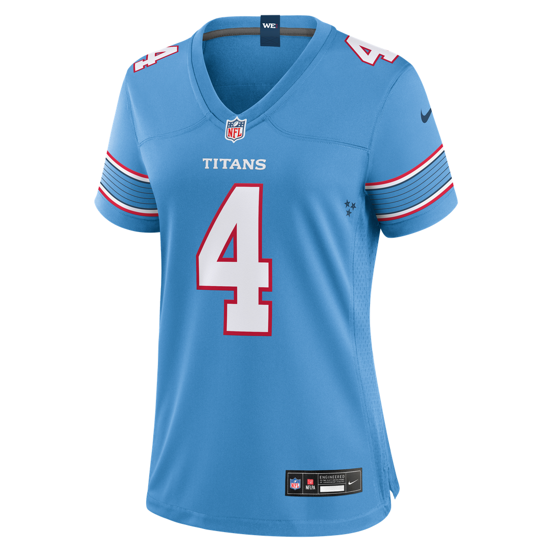 Wan'Dale Robinson Tennessee Titans Women's Team Game Jersey - Light Blue