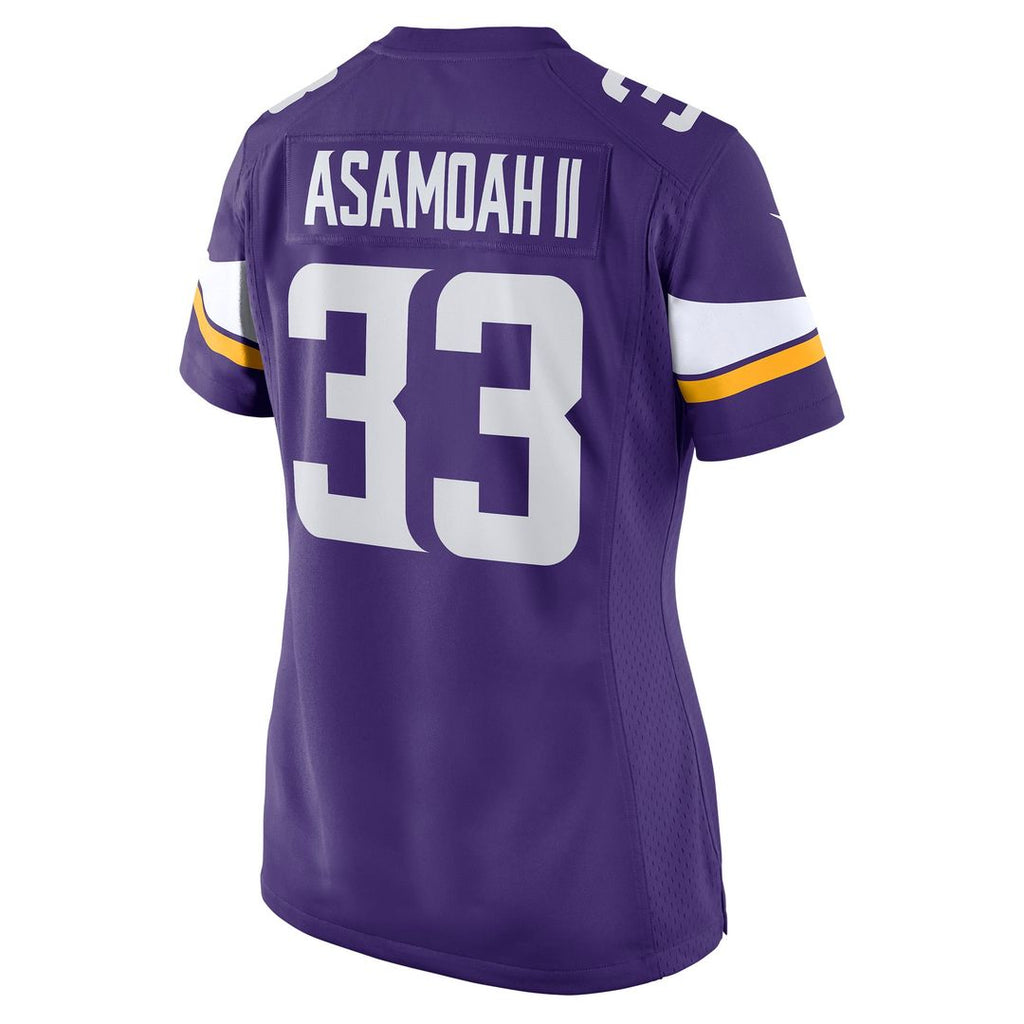 Brian Asamoah Minnesota Vikings Women's Player Game Jersey - Purple
