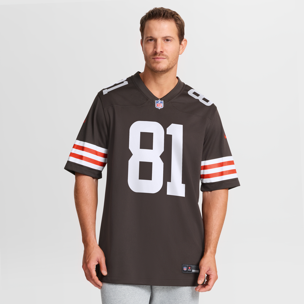 Luke Floriea Cleveland Browns Team Game Jersey - Brown