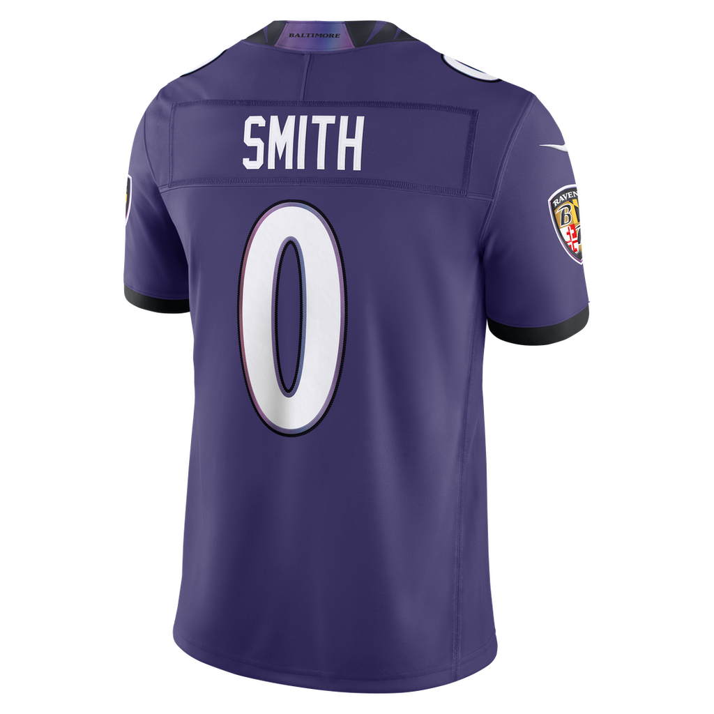 Roquan Smith Baltimore Ravens Team Vapor F.U.S.E. Stitched Limited Jersey - Purple