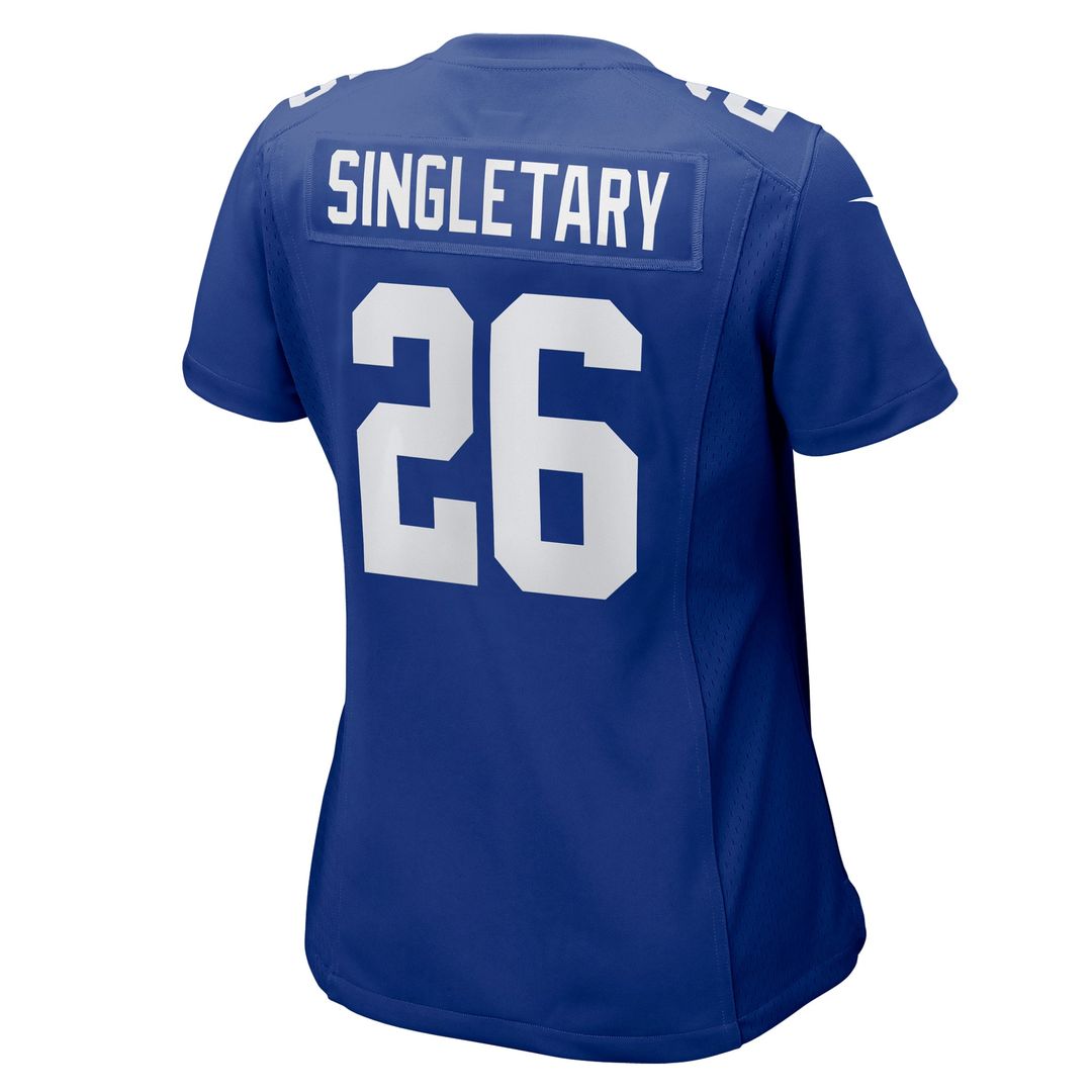 Devin Singletary New York Giants Women's Game Jersey - Royal