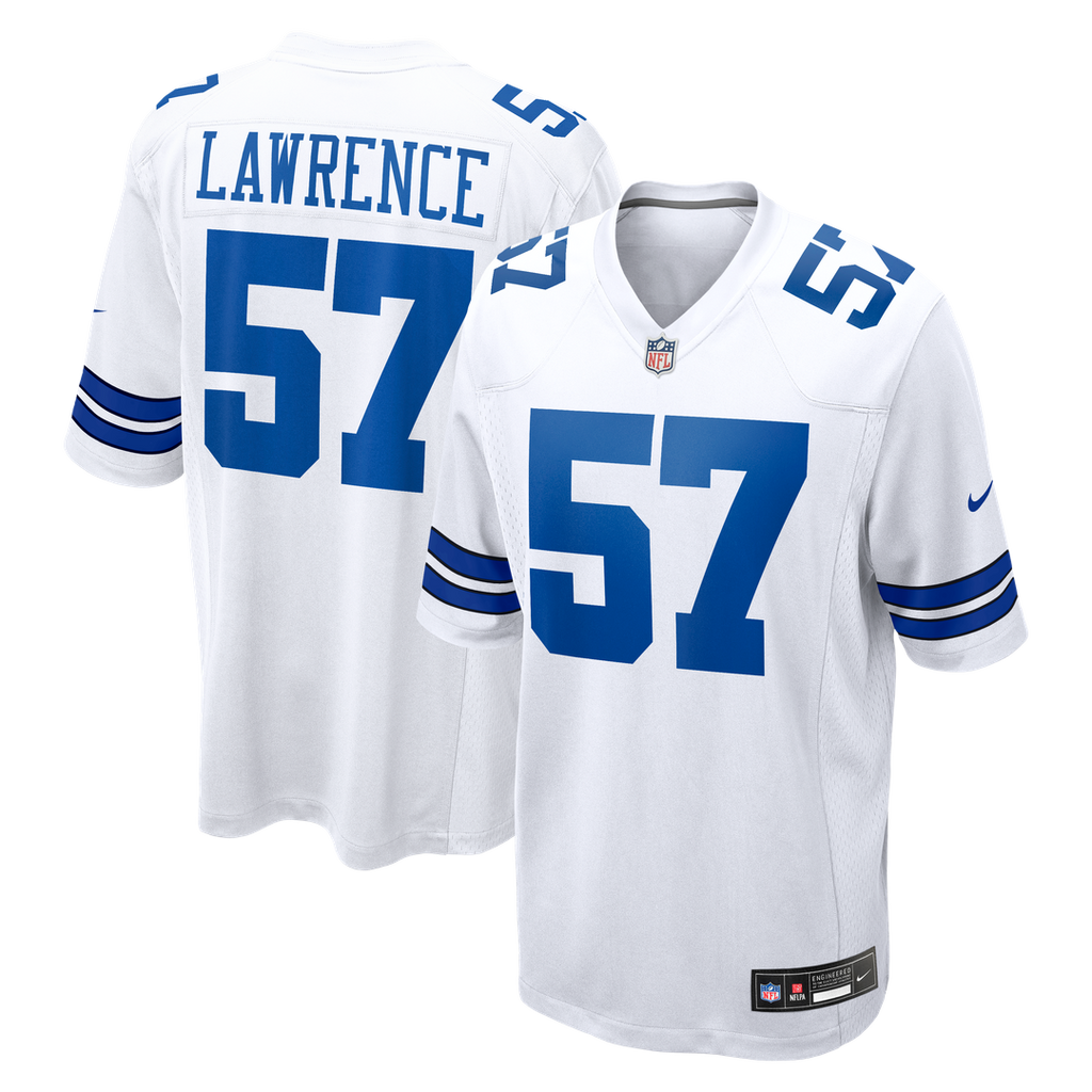Malachi Lawrence Dallas Cowboys Game Jersey - White