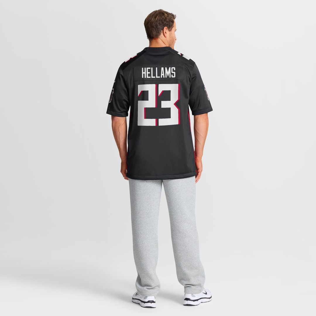 DeMarcco Hellams Atlanta Falcons Team Game Jersey - Black