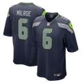 Jalen Milroe Seattle Seahawks Team Game Jersey - College Navy