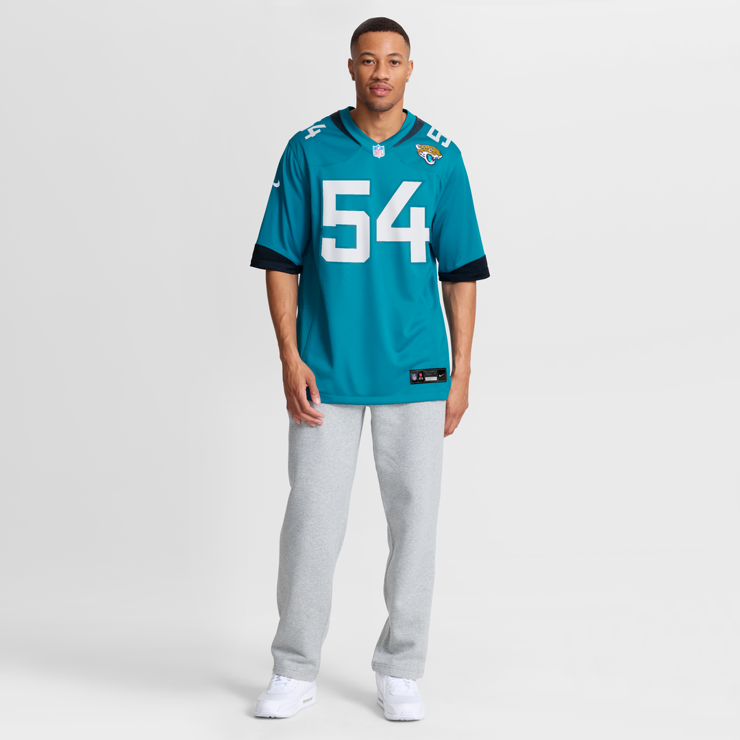 Jack Kiser Jacksonville Jaguars Team Game Jersey - Teal