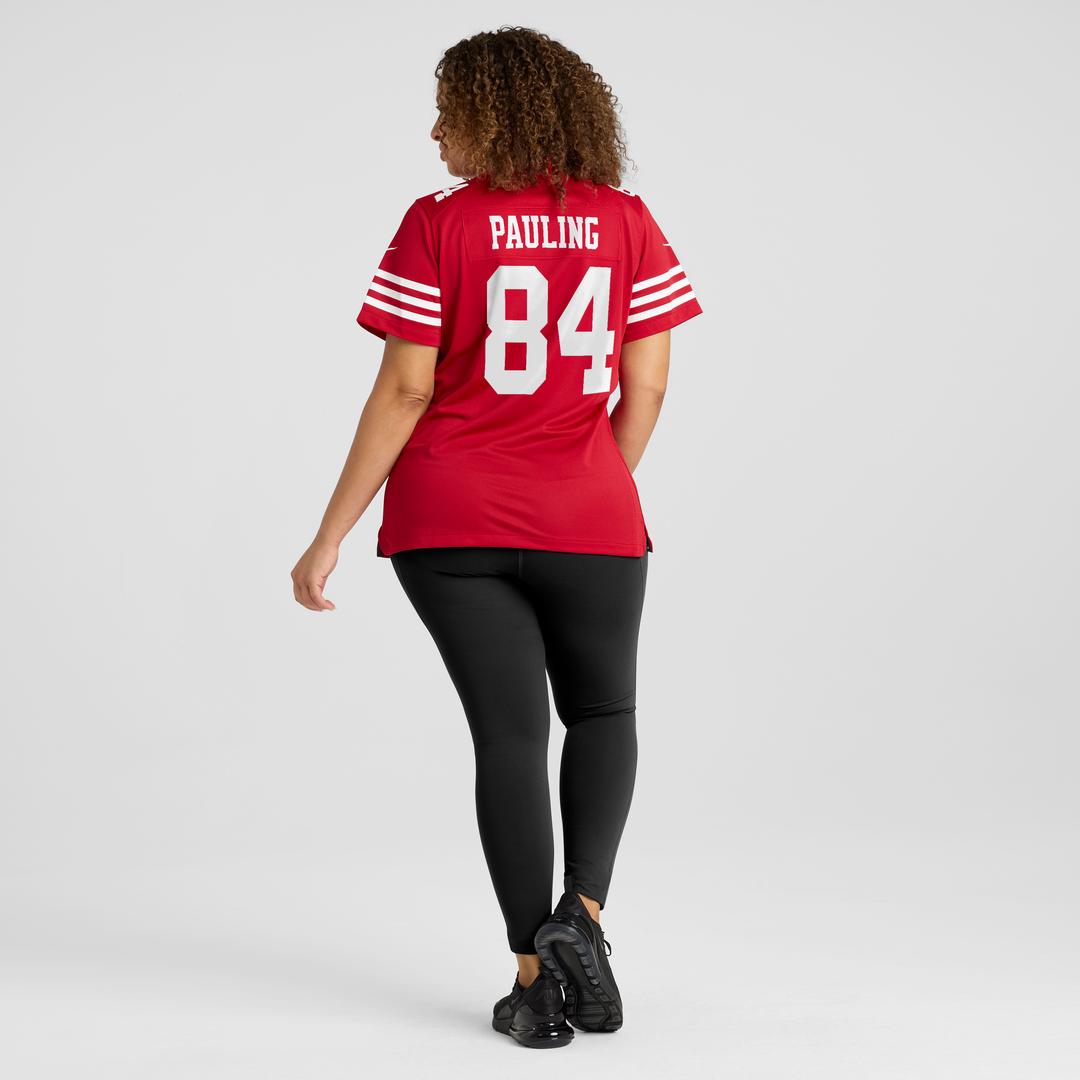Will Pauling San Francisco 49ers Women's Team Game Jersey - Scarlet