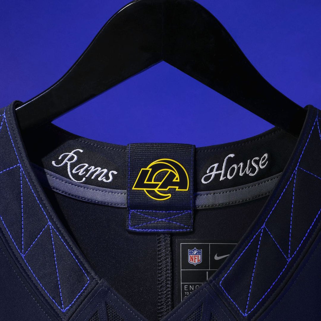 Matthew Stafford Los Angeles Rams Rivalries Collection Stitched Limited Jersey - Dark Blue