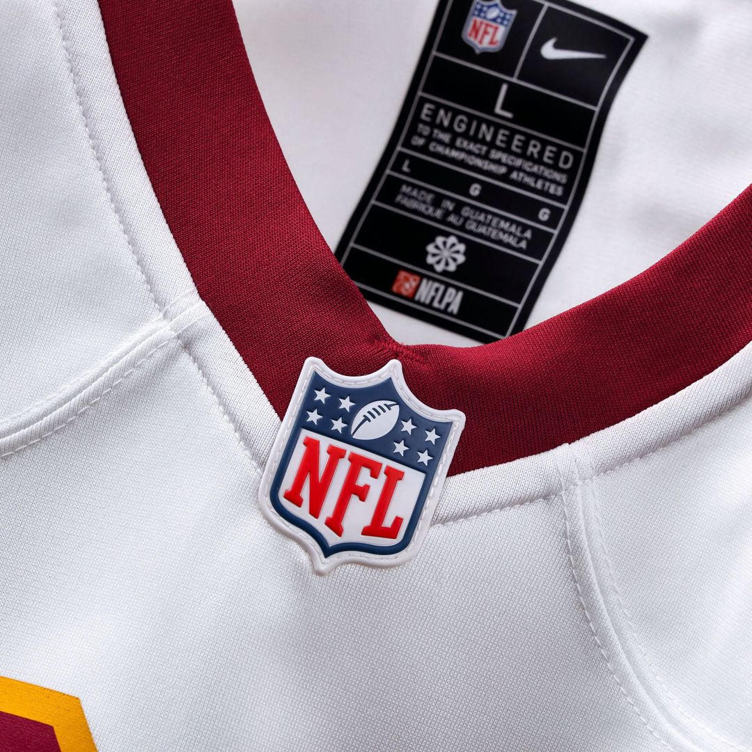 Jacory Croskey - Merritt Washington Commanders Game Super Bowl Era Jersey - White
