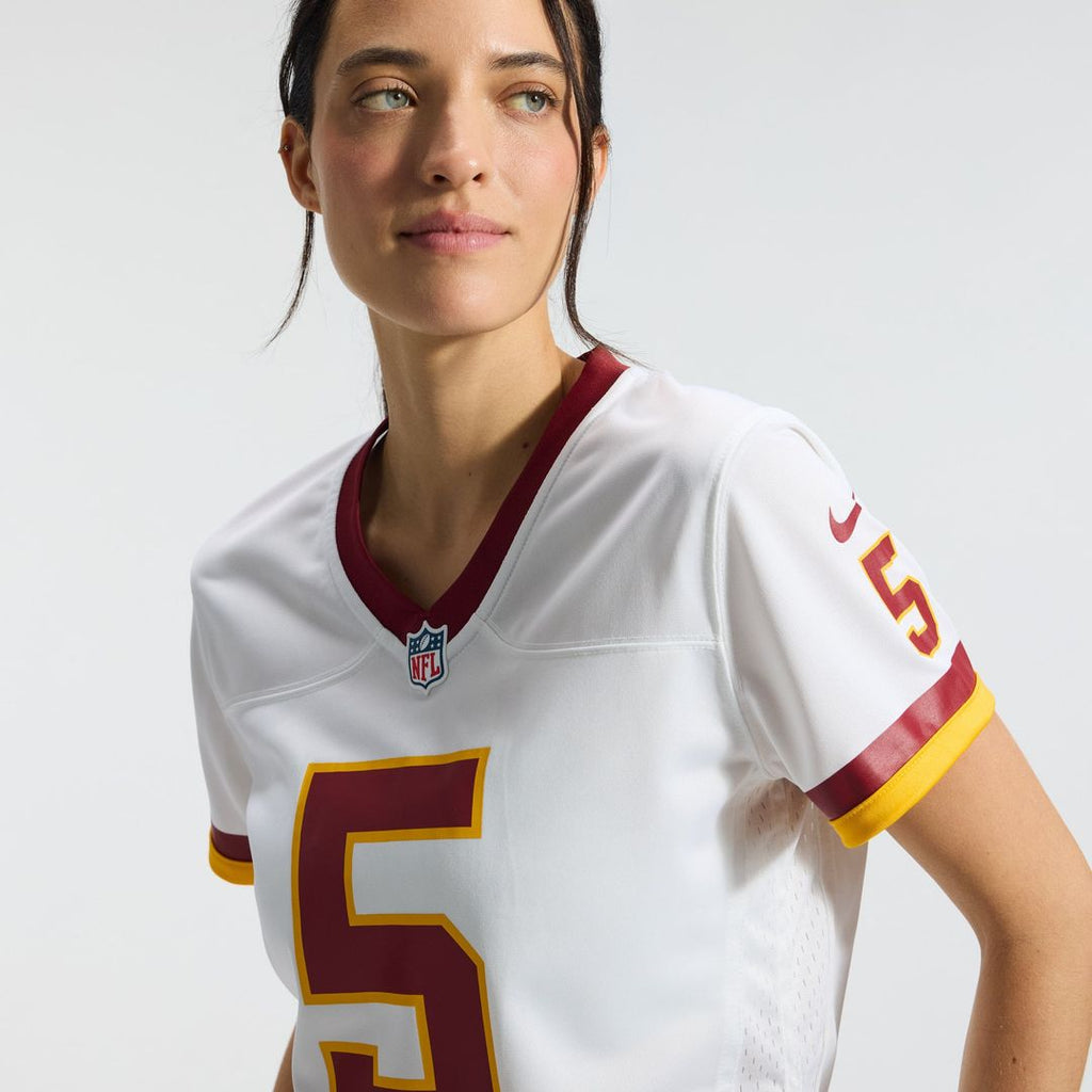Jayden Daniels Washington Commanders Women's Hail Raiser Alternate Game Jersey - Black