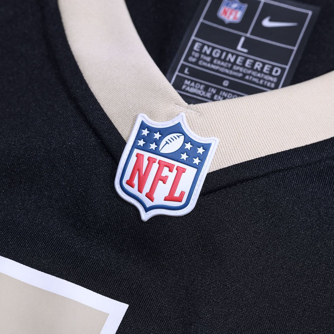 Drew Desjarlais New Orleans Saints Game Player Jersey - Black