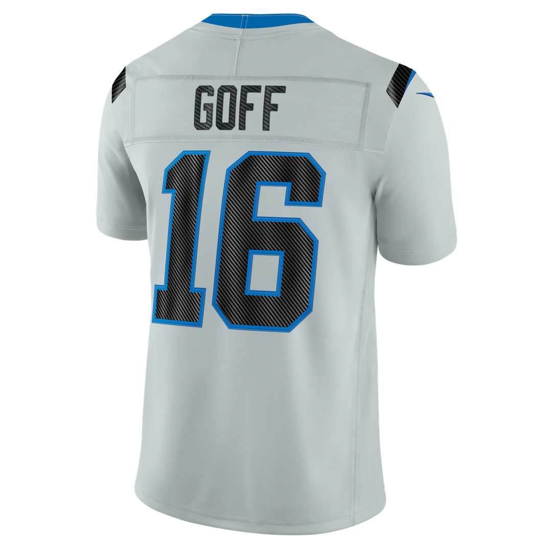 Jared Goff Detroit Lions 2026 Rivalries Collection Stitched Limited Jersey - Silver