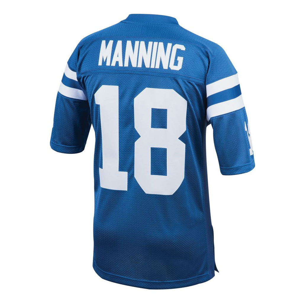 Peyton Manning Indianapolis Colts 1998 Authentic Throwback Retired Player Jersey - Royal