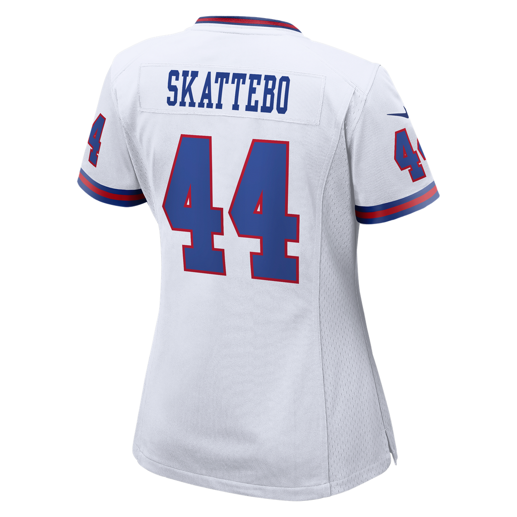 Cam Skattebo New York Giants Women's Alternate Vintage White Game Jersey - White