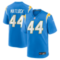 Scott Matlock Los Angeles Chargers Team Game Jersey - Powder Blue