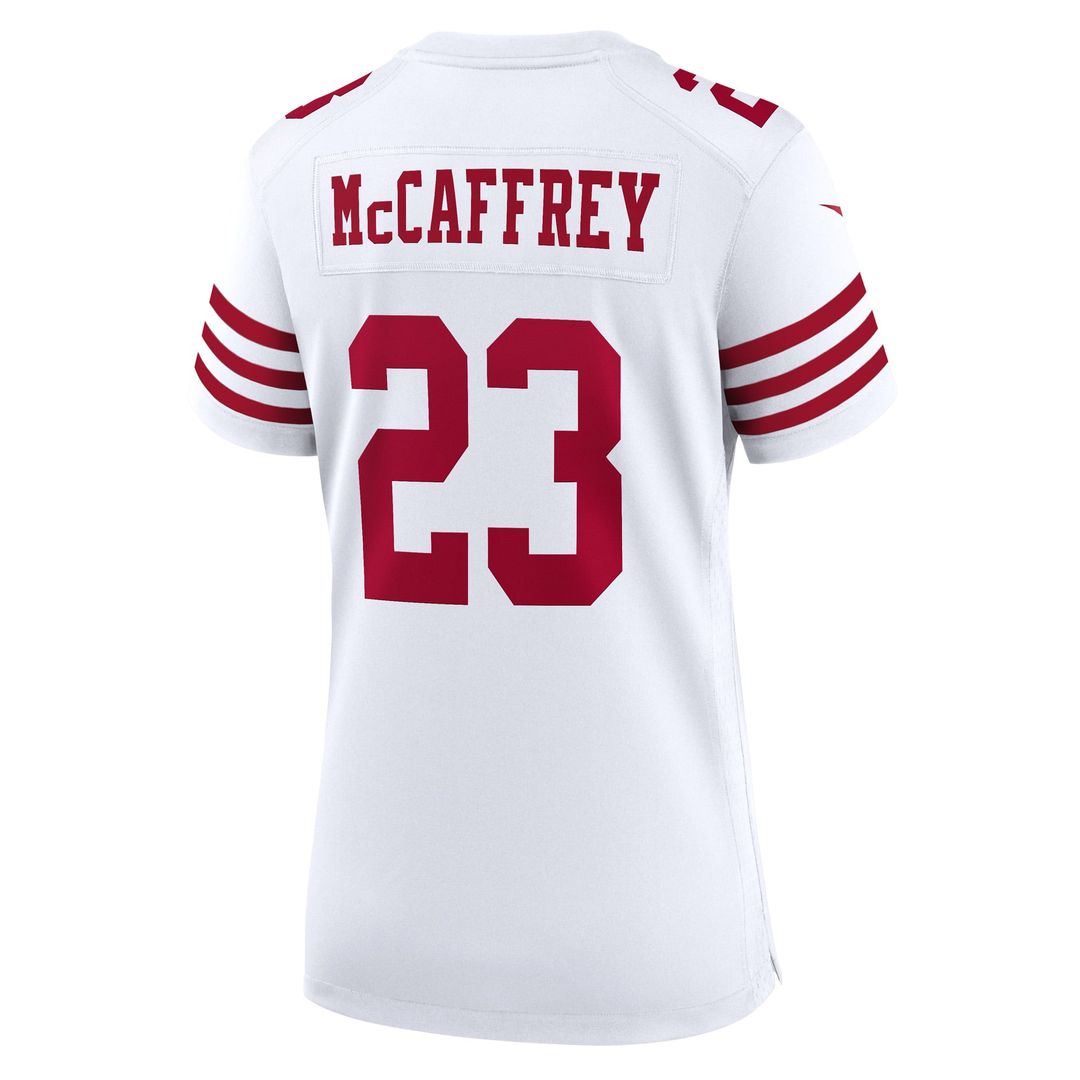 Christian McCaffrey San Francisco 49ers Women's Player Jersey - White