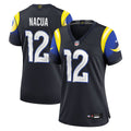 Puka Nacua Los Angeles Rams Women's Rivalries Collection Game Jersey - Dark Blue