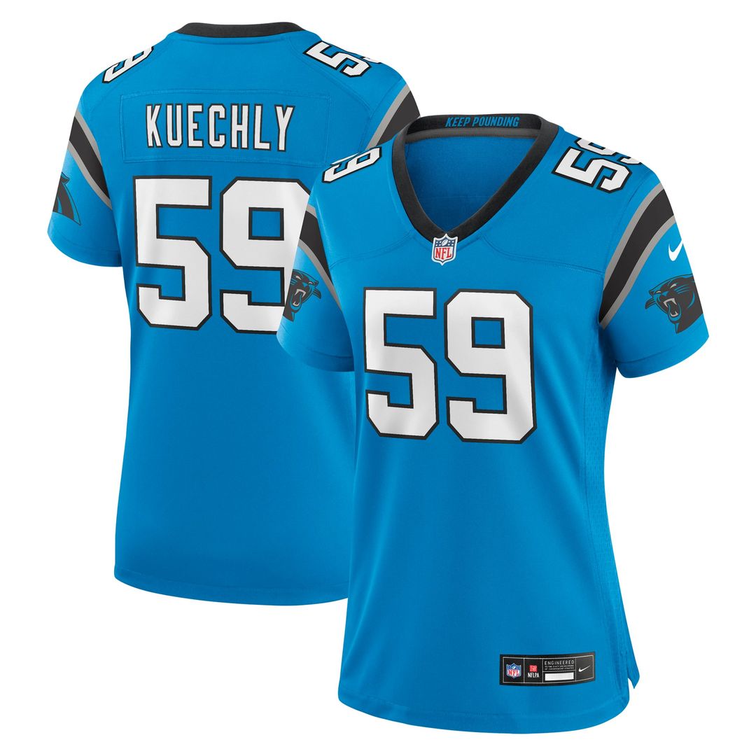 Luke Kuechly Carolina Panthers Women's Team Game Jersey - Black