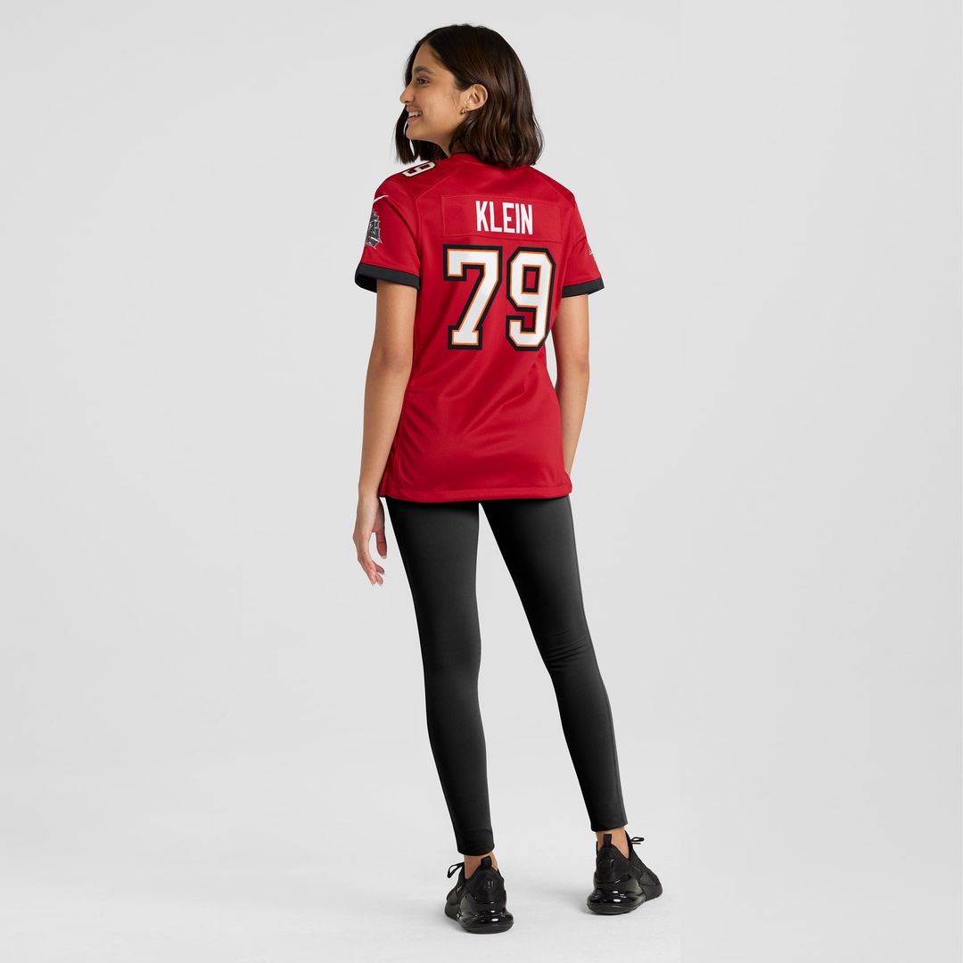 Elijah Klein Tampa Bay Buccaneers Women's Game Jersey - Red