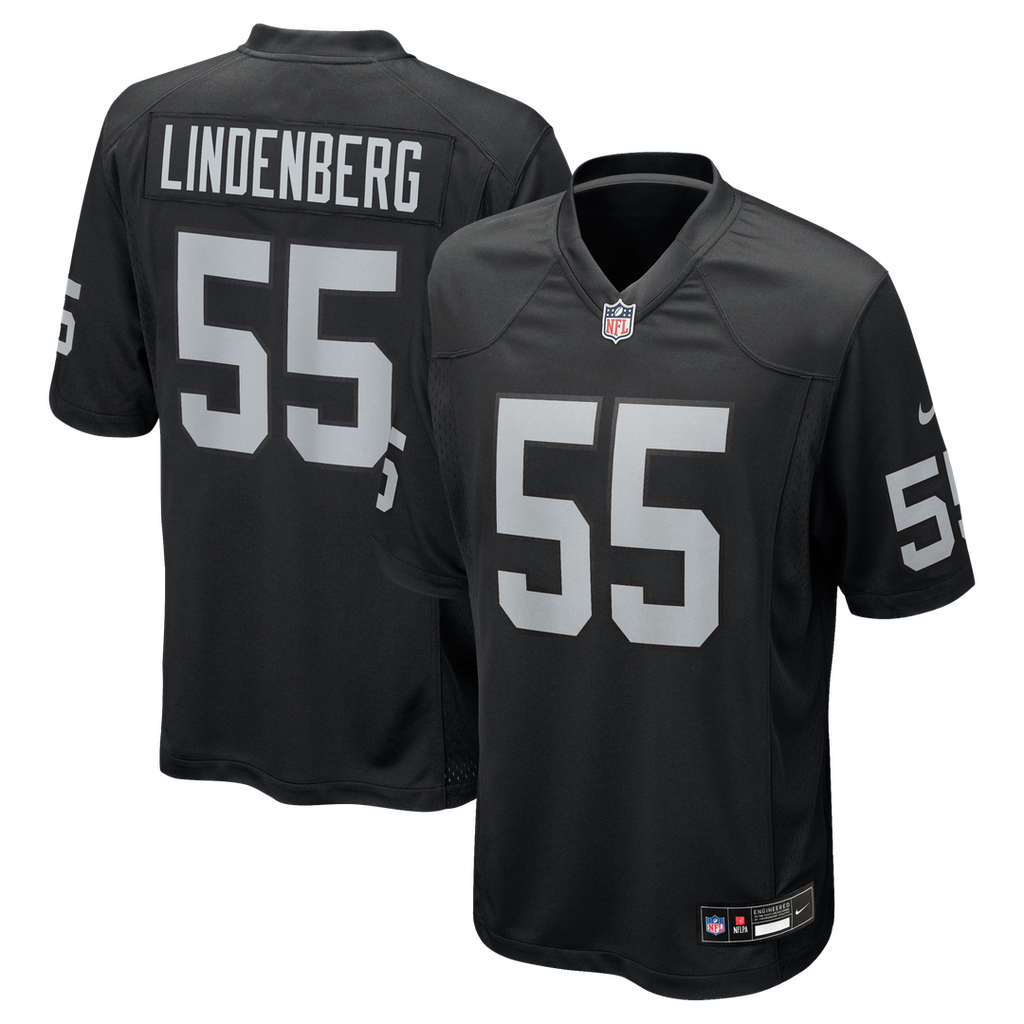 Cody Lindenberg Las Vegas Raiders Team Game Jersey - Black