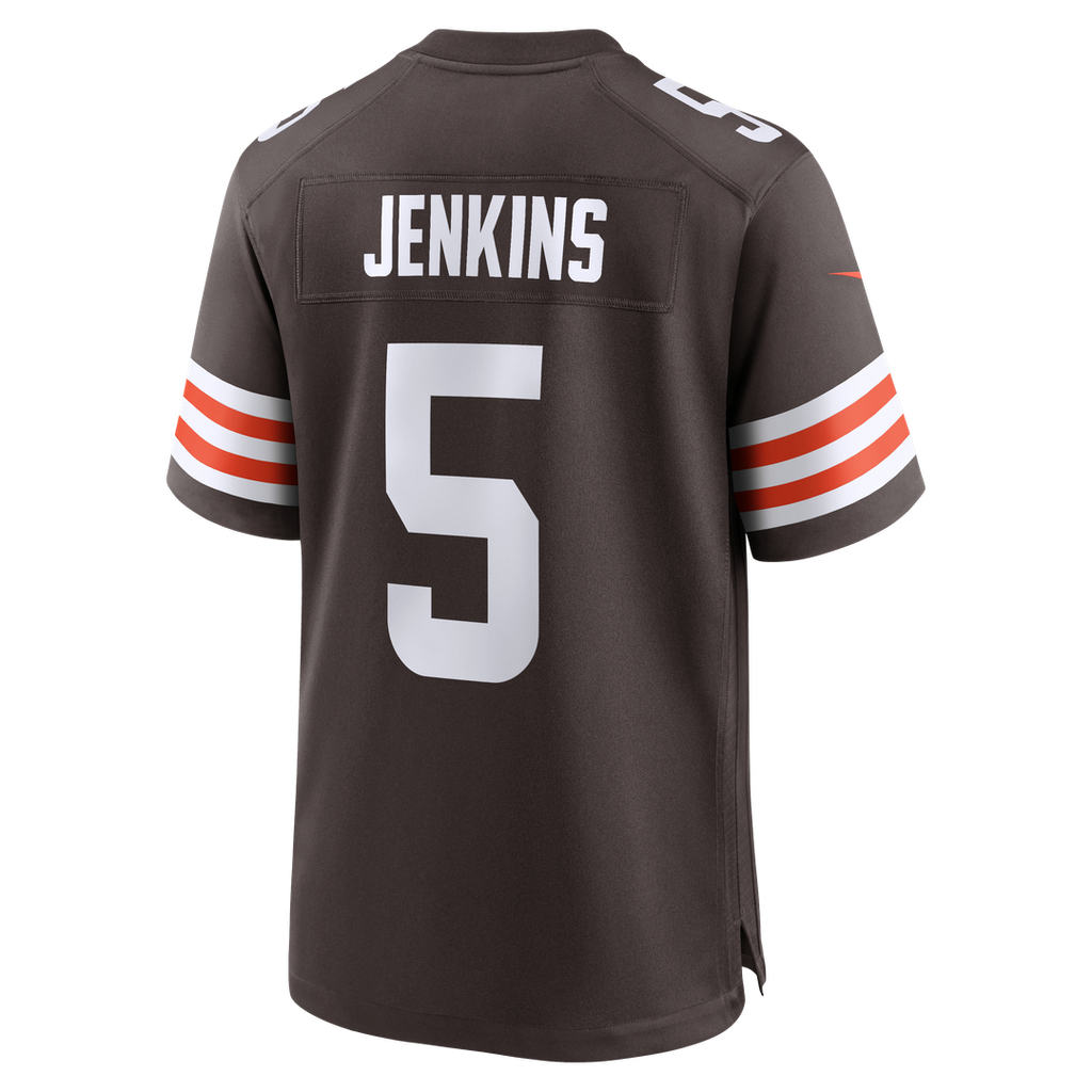 Rayshawn Jenkins Cleveland Browns Team Game Jersey - Brown