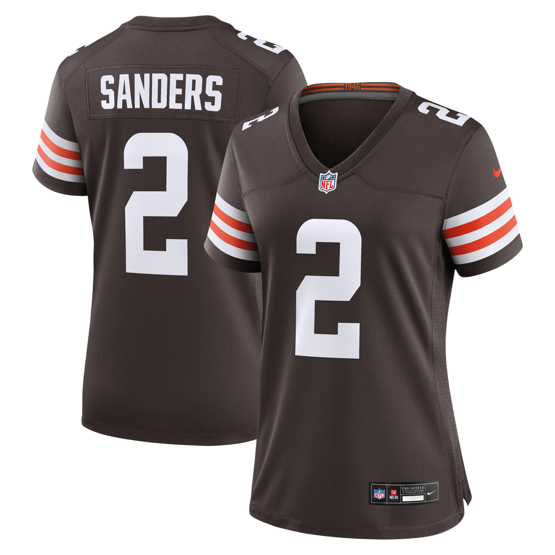 Shedeur Sanders Cleveland Browns Women's Game Jersey - White