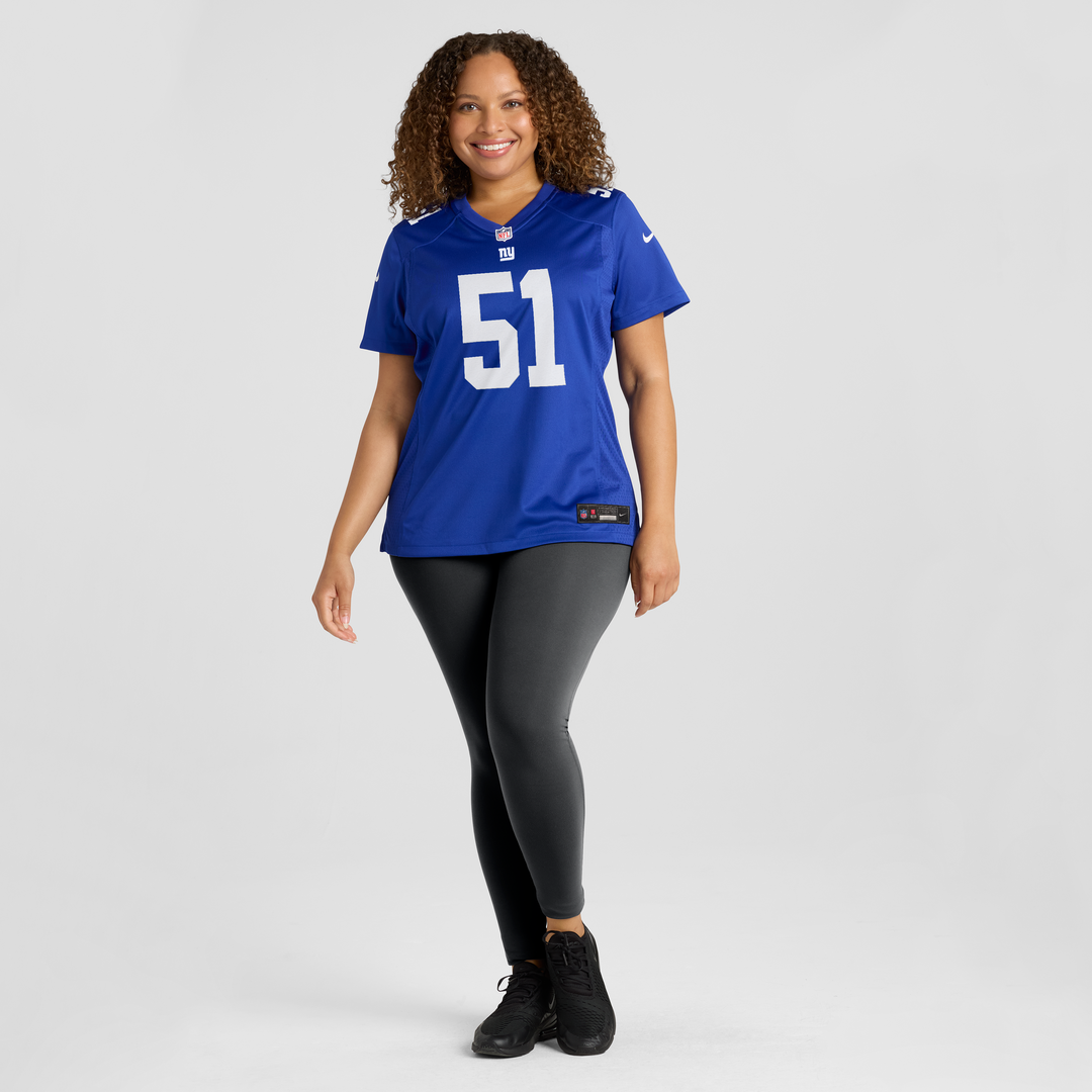 Jack Kelly New York Giants Women's Team Game Jersey - Royal