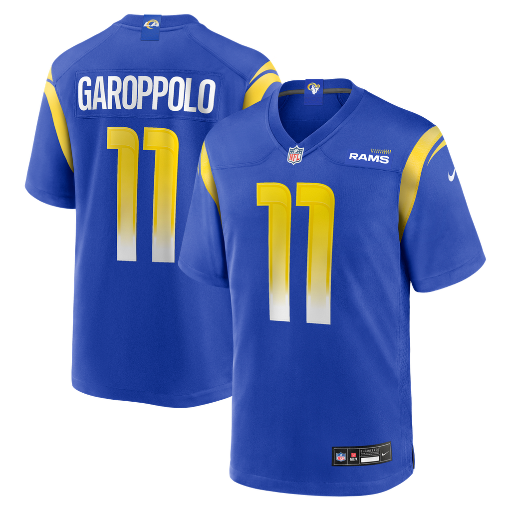 Jimmy Garoppolo Los Angeles Rams Game Jersey - Royal