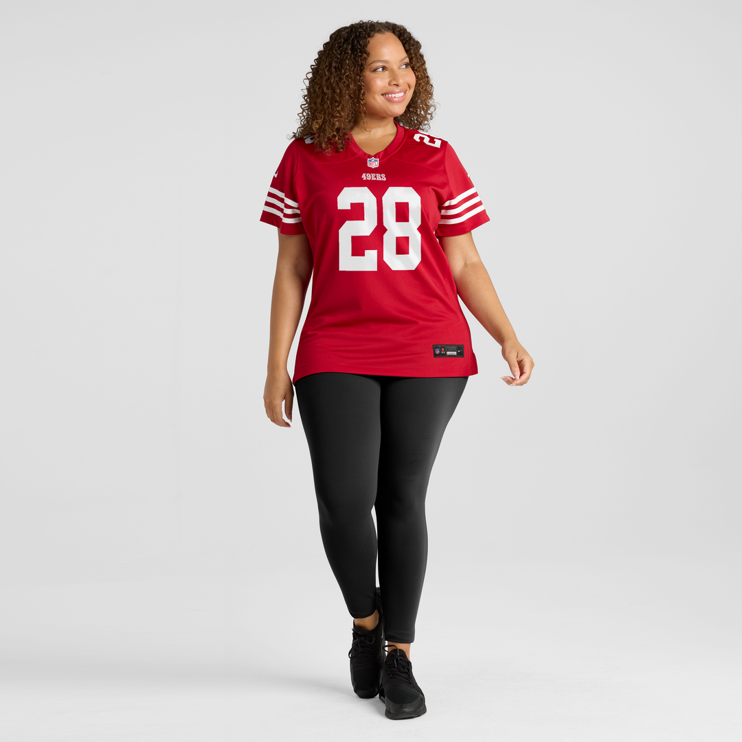 Ephesians Prysock San Francisco 49ers Women's Team Game Jersey - Scarlet