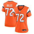 Garett Bolles Denver Broncos Women's Team Game Jersey - Orange