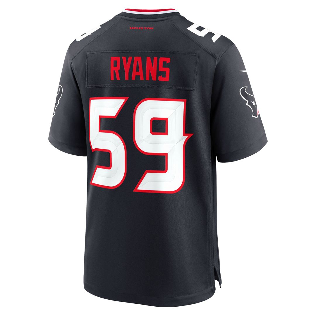 DeMeco Ryans Houston Texans Team Retired Game Jersey - Navy