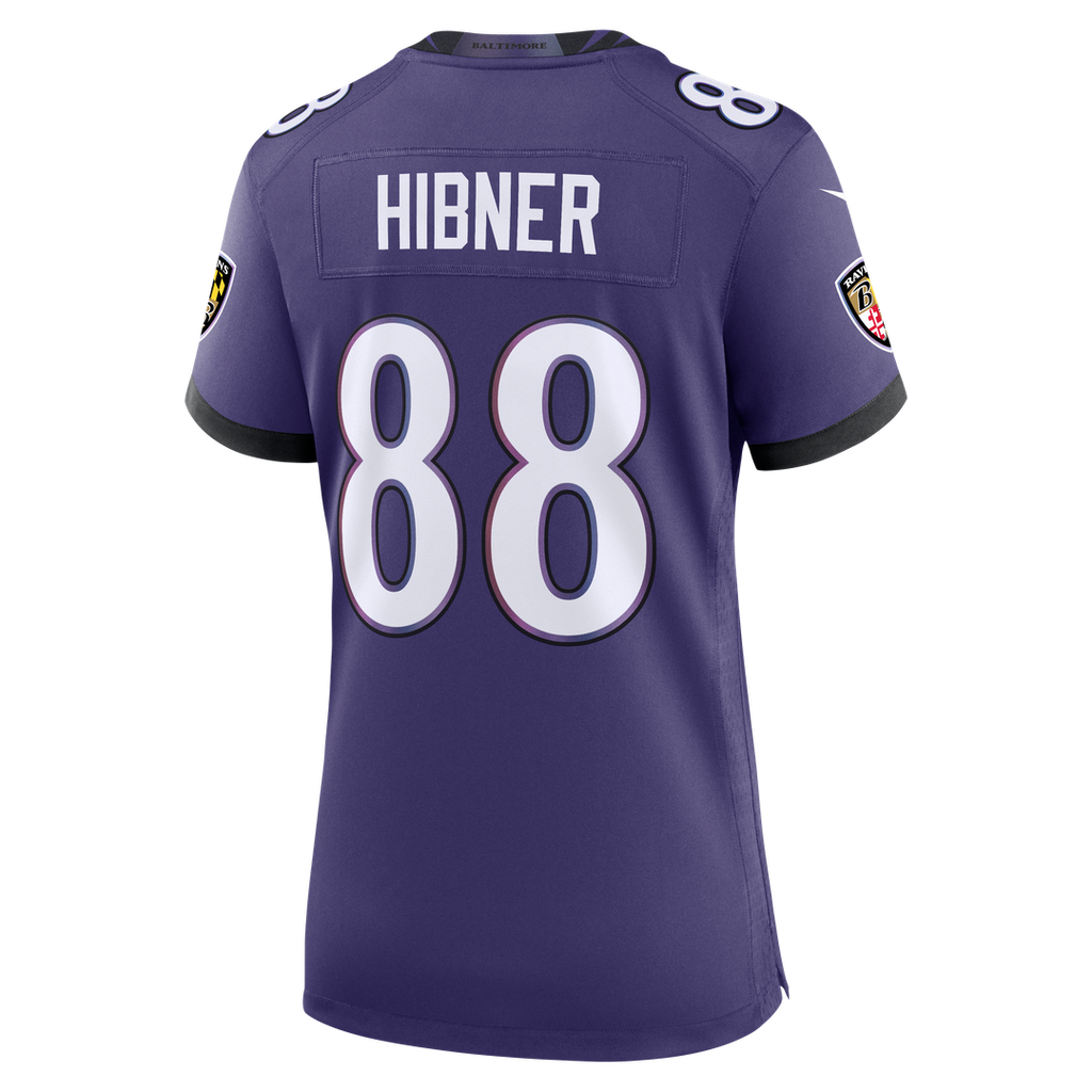 Matthew Hibner Baltimore Ravens Women's Team Game Jersey - Purple