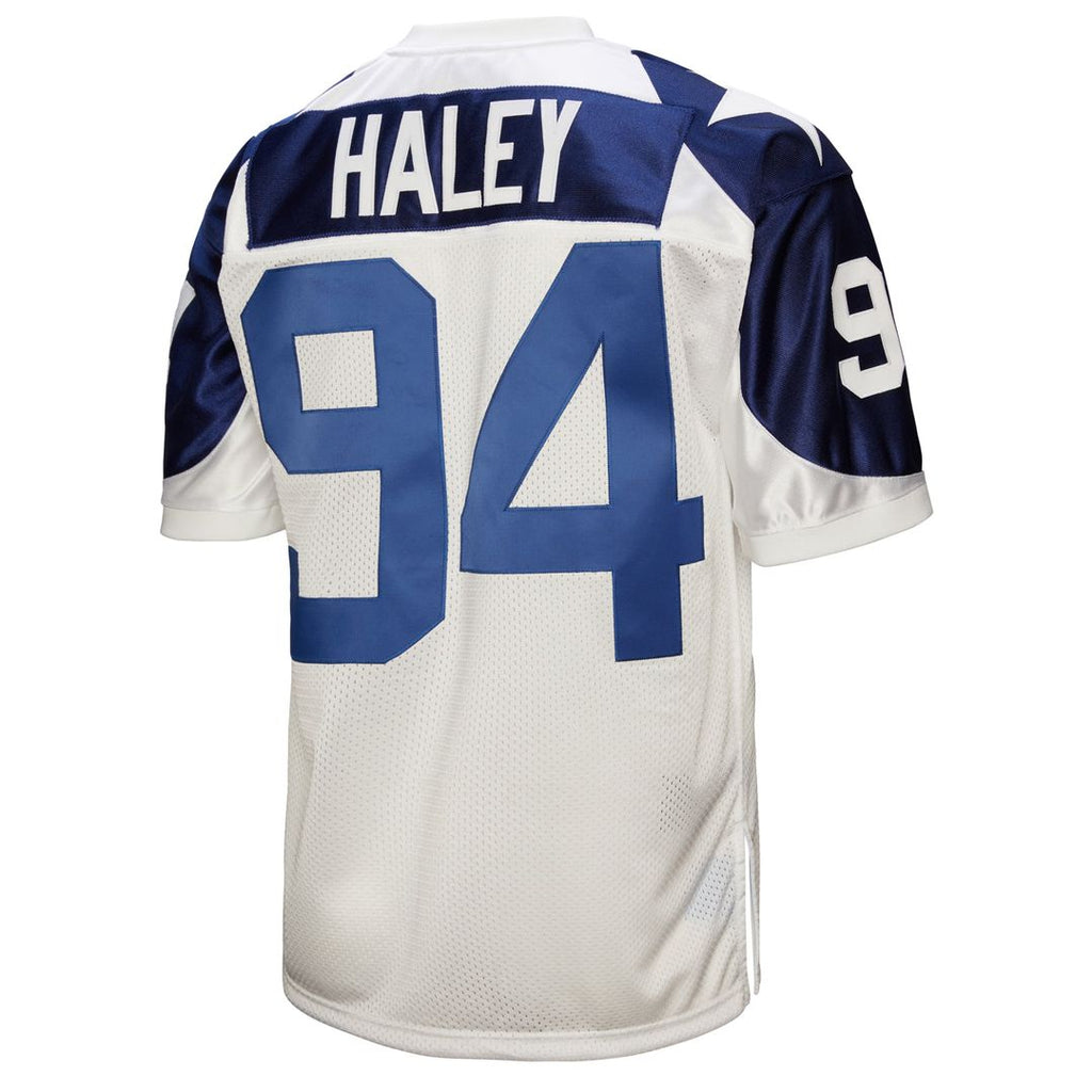 Charles Haley Dallas Cowboys 1994 Authentic Throwback Retired Player Jersey - White