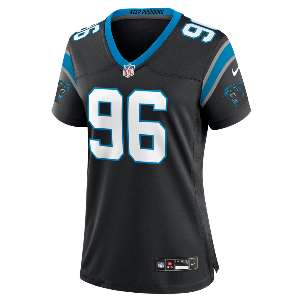 Anthony Goodlow Carolina Panthers Women's Team Game Jersey - Black