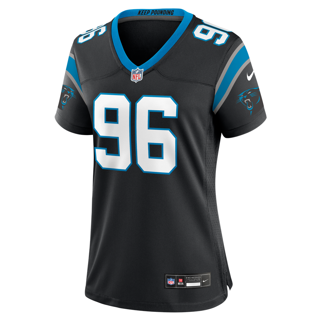 Anthony Goodlow Carolina Panthers Women's Team Game Jersey - Black