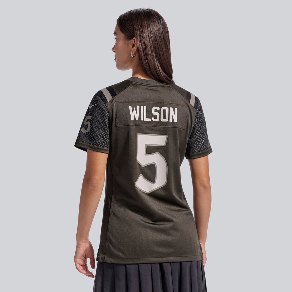 Garrett Wilson New York Jets Women's Rivalries Collection Game Jersey - Green