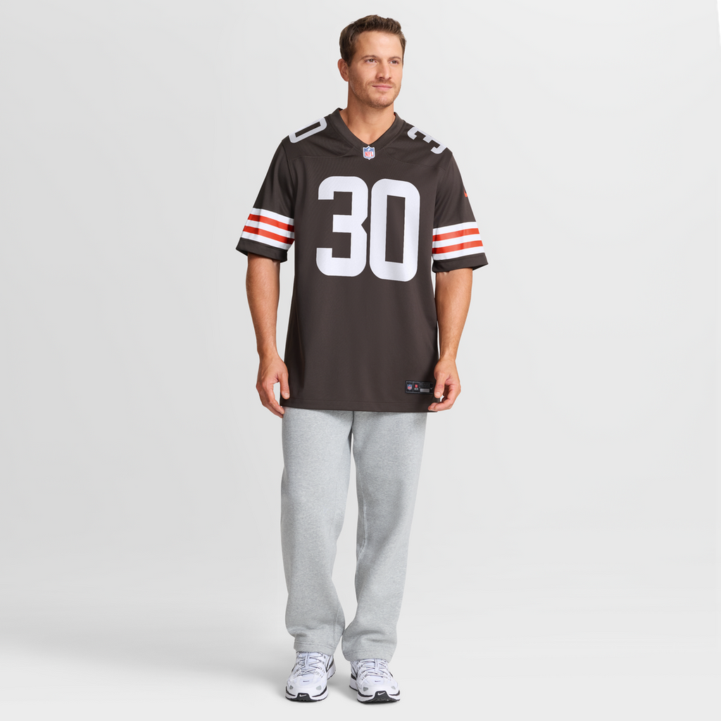 Zion Washington Cleveland Browns Team Game Jersey - Brown