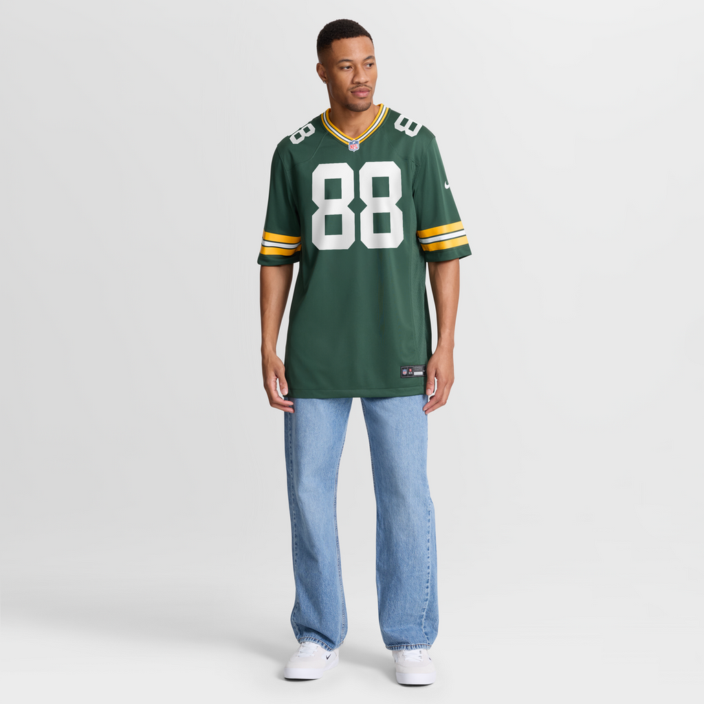 Jermichael Finley Green Bay Packers Game Retired Player Jersey - Green