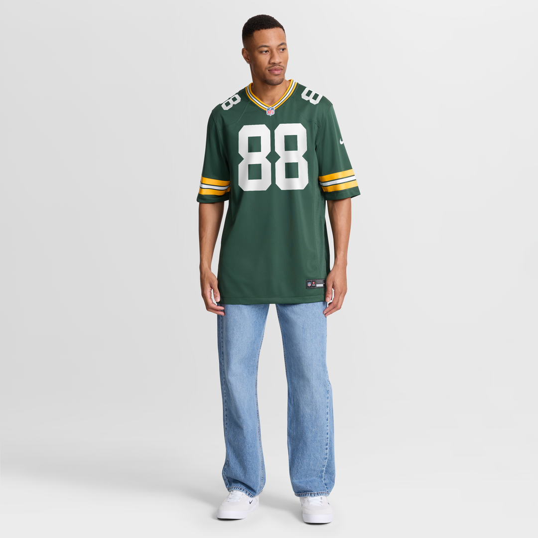 Jermichael Finley Green Bay Packers Game Retired Player Jersey - Green
