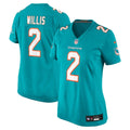 Malik Willis Miami Dolphins Women's Game Jersey - Aqua