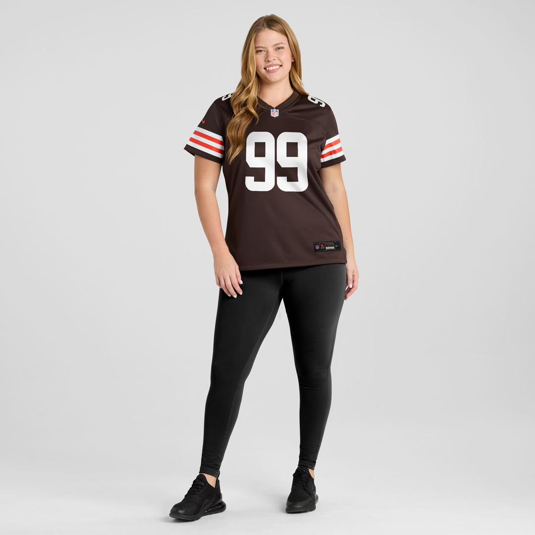 Logan Fano Cleveland Browns Women's Team Game Jersey - Brown