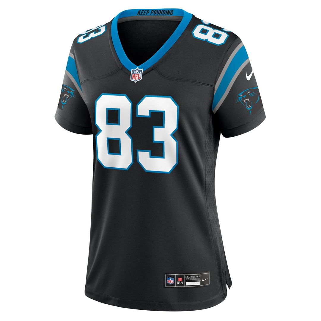 David Moore Carolina Panthers Women's Game Jersey - Black