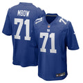 Marcus Mbow New York Giants Team Game Jersey - Royal
