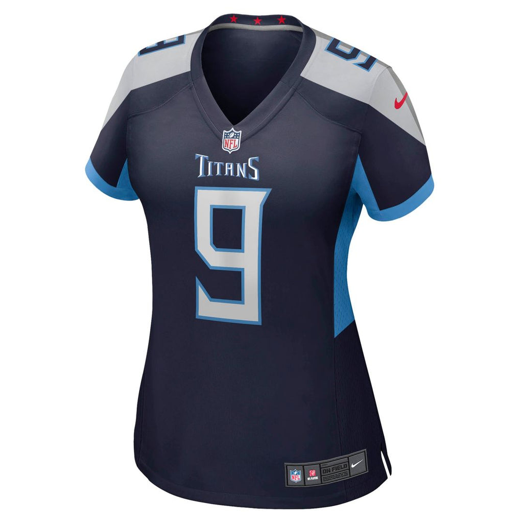 Steve McNair Tennessee Titans Women's Game Retired Player Jersey - Navy