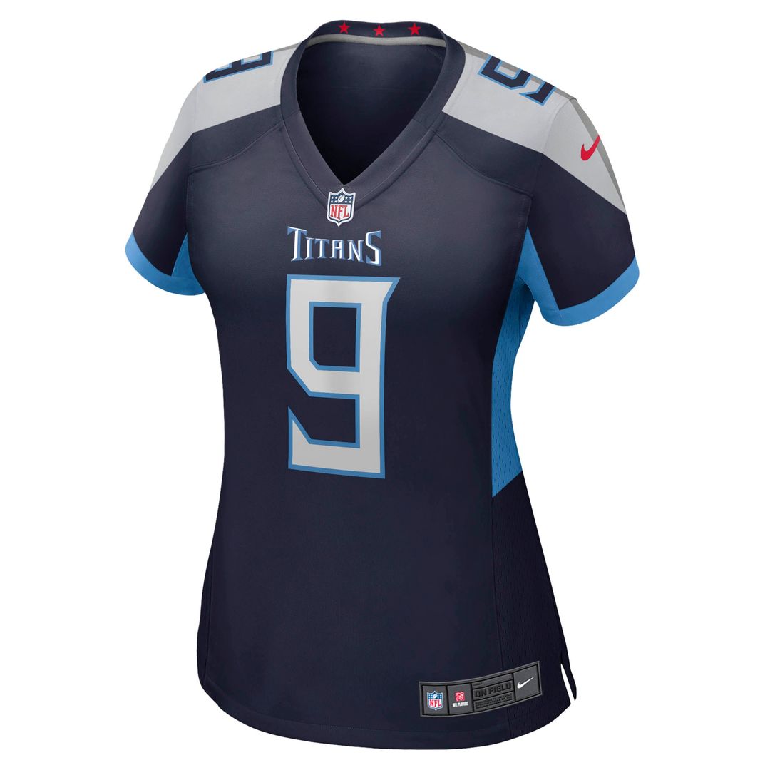 Steve McNair Tennessee Titans Women's Game Retired Player Jersey - Navy