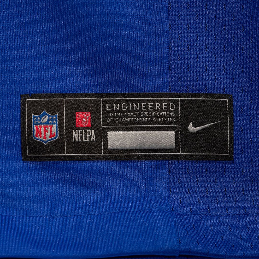 Ruben Brown Buffalo Bills Game Retired Player Jersey - Royal