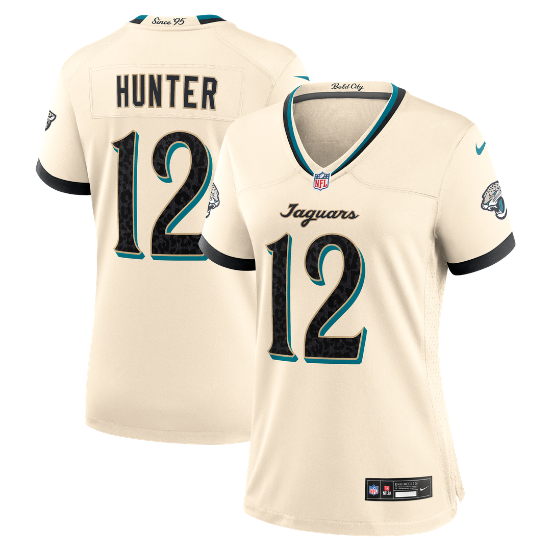 Travis Hunter Jacksonville Jaguars Women's 2026 Rivalries Collection Game Jersey - Natural